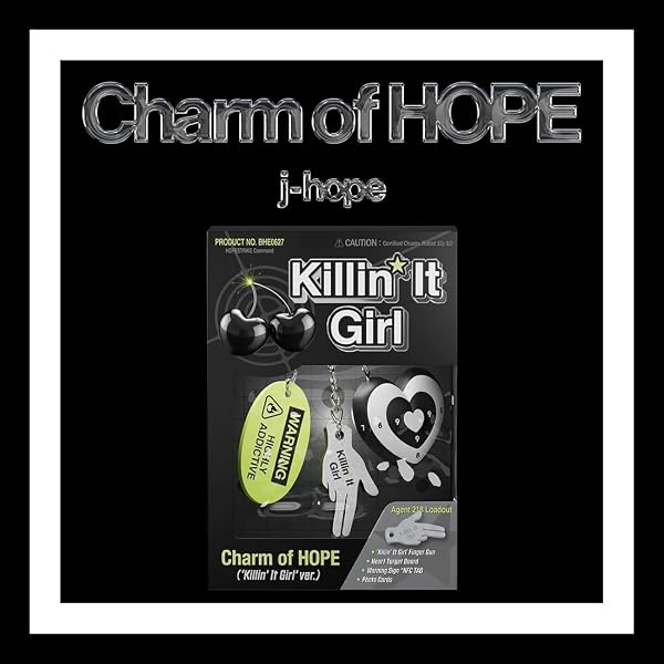 Amazon.com: BTS J-HOPE Charm of HOPE Album Killin' It Girl Version